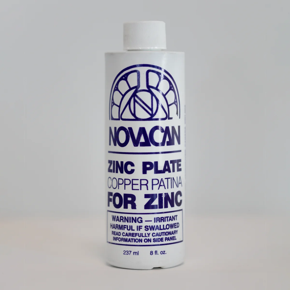 NOVACAN ZINC PLATE COPPER PATINA FOR ZINC, 8 oz.