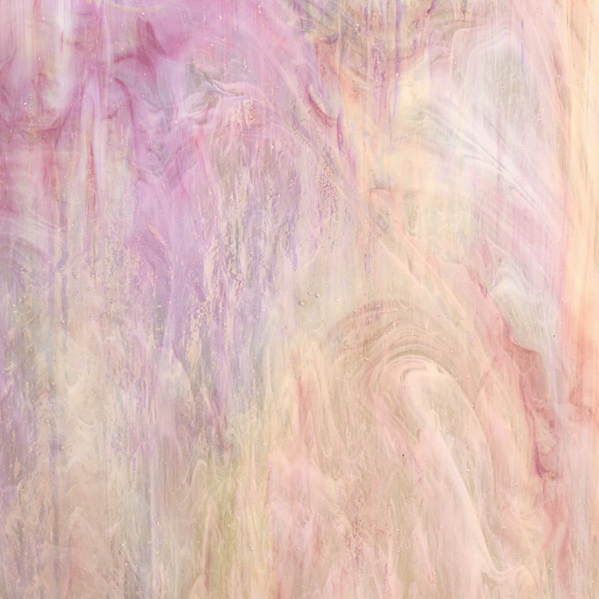 Pink, White Iridescent Wispy